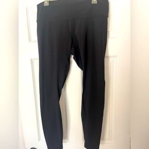 Lululemon wunder under black leggings size 14